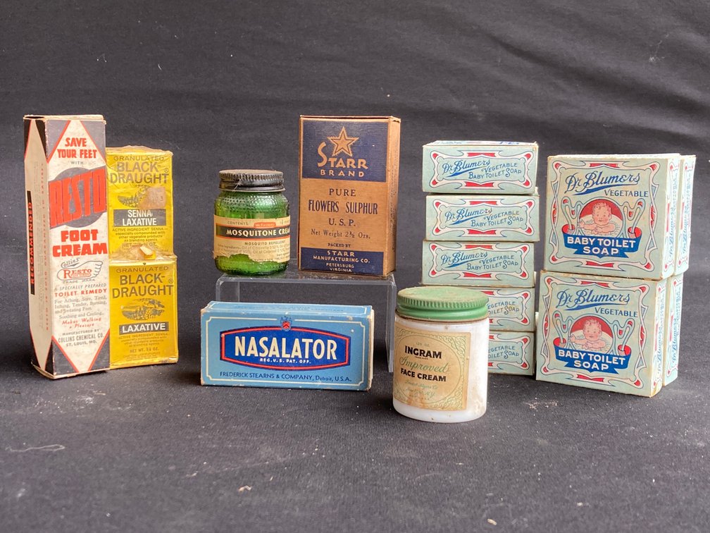 NOS Drug Store Advertising Collectibles 