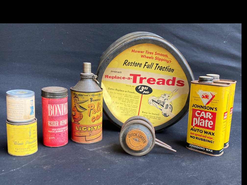 Vintage Garage and Auto Advertising Collectibles