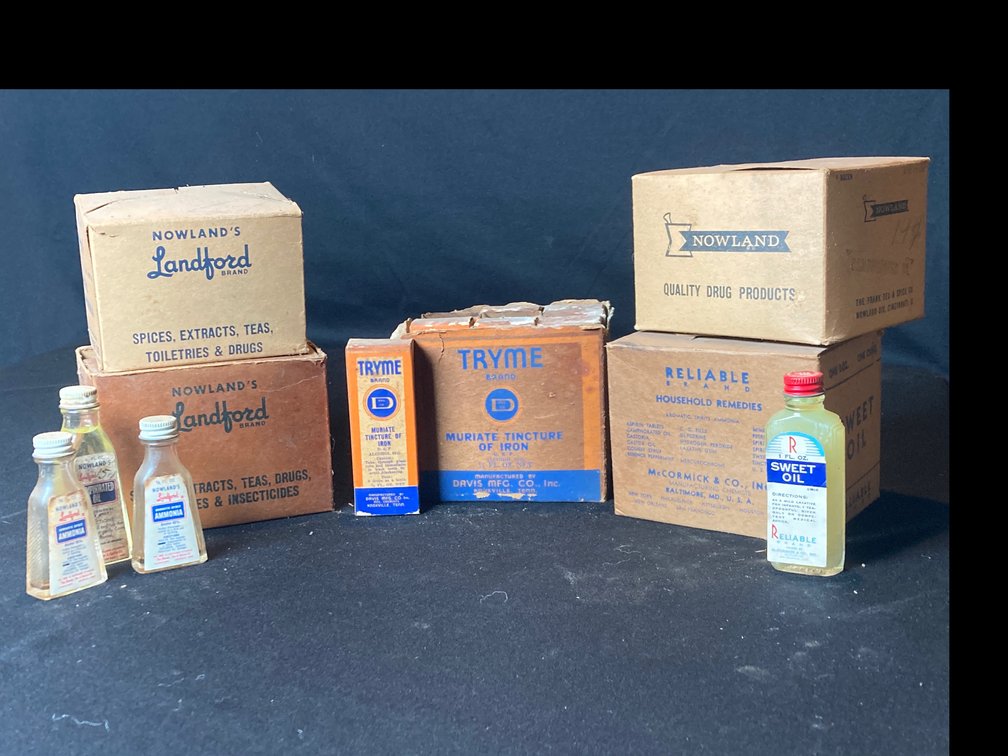 NOS Advertising Drug Store Collectibles 