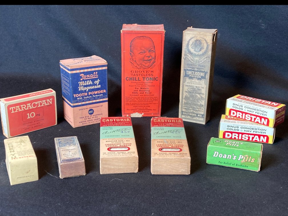 NOS Advertising Drug Store Collectibles