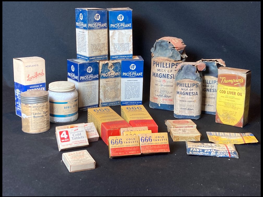 NOS Advertising Drug Store Collectibles 
