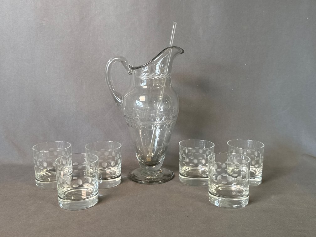Mid Century Cocktail Bar Set