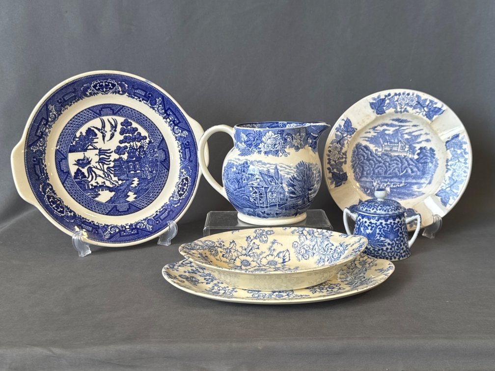Blue and White Transferware
