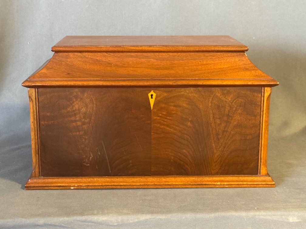 Walnut Inlay Silver Chest