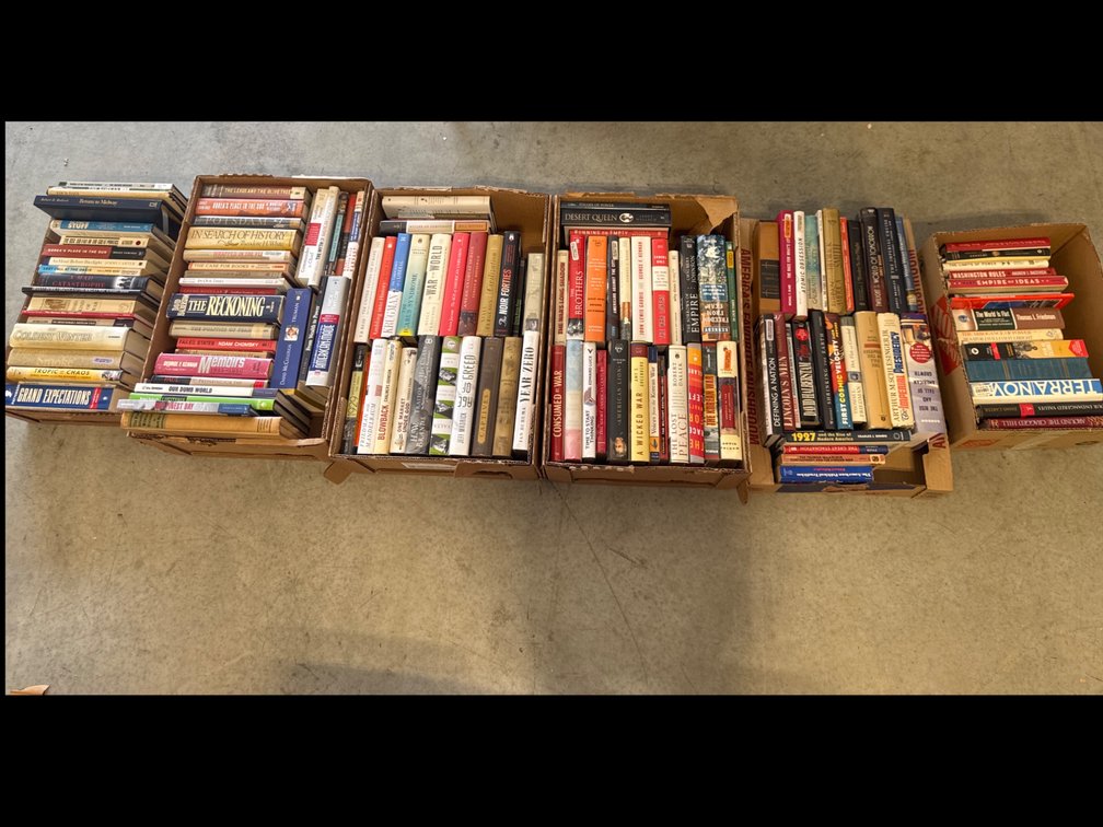 Books: 6 Boxes