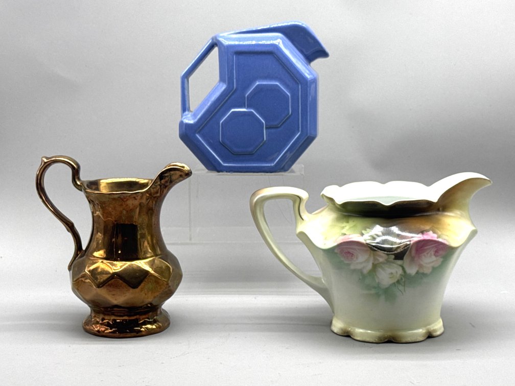 Alamo Pottery, Wade England & R.S. Prussia Pitchers