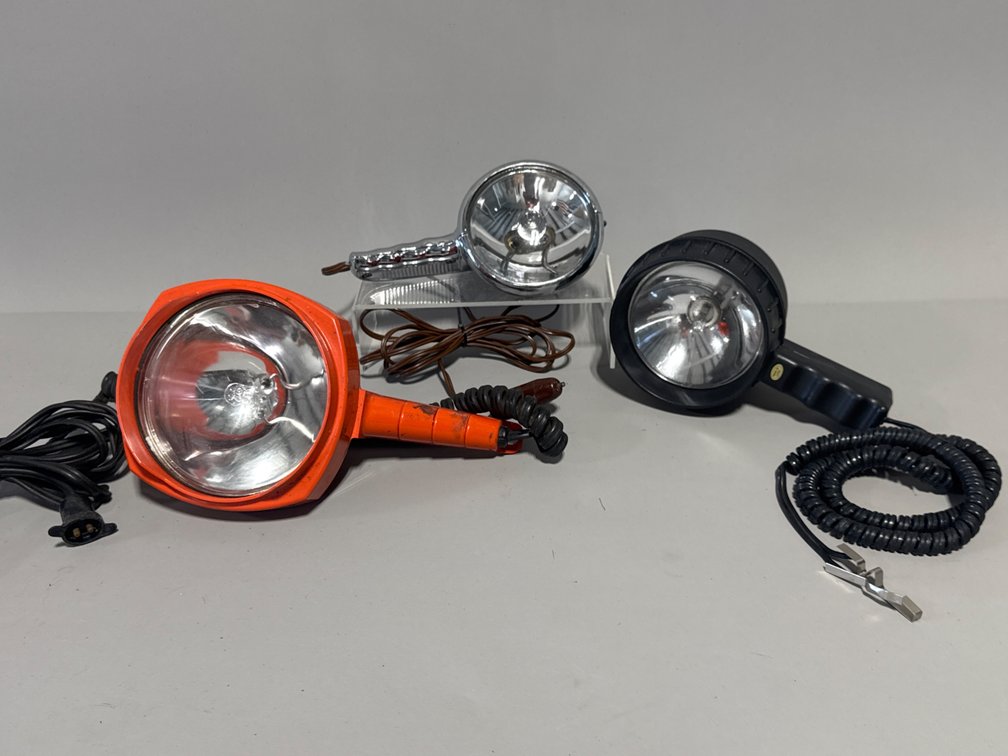 Attwood and General Electric Handheld Spotlights