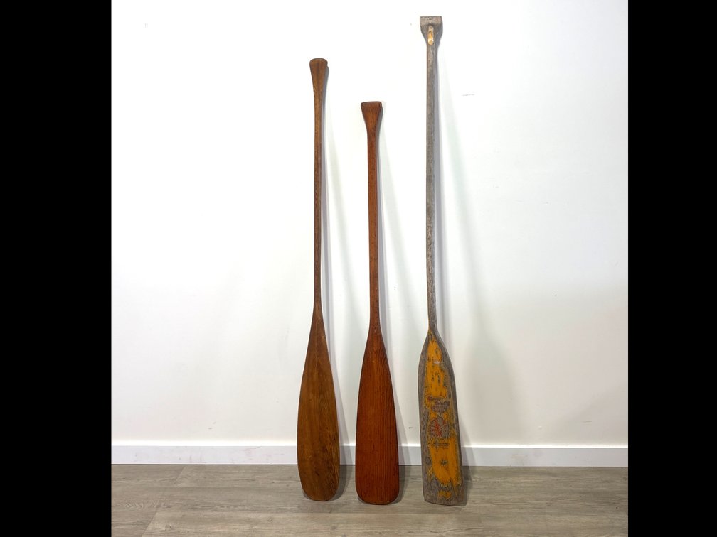 Indian Head Brand Wooden Canoe Paddles