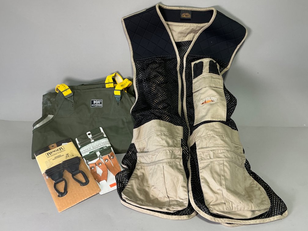 Helly Hansen Bibs, RedHead Vest & Wader Suspenders