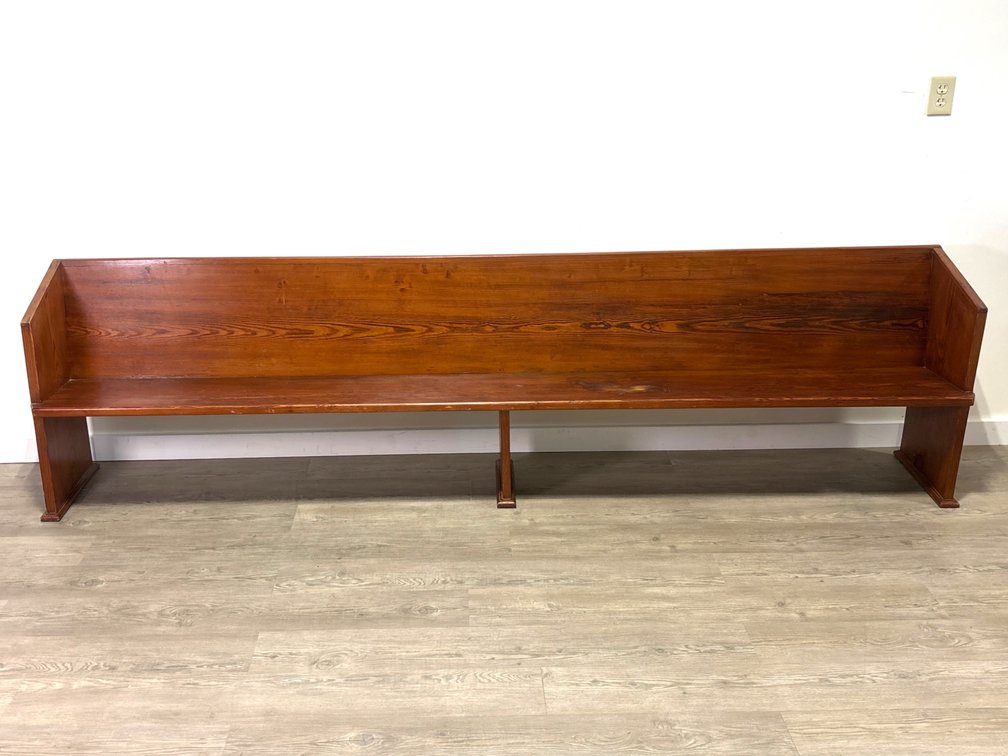 Wooden Church Pew