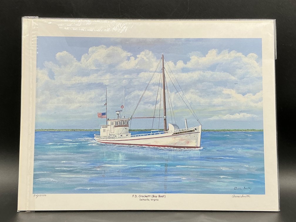 Anne Smith F.D. Crockett Buy Boat Limited Edition Print