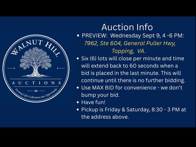 Image for Bill Hight Collector’s Auction