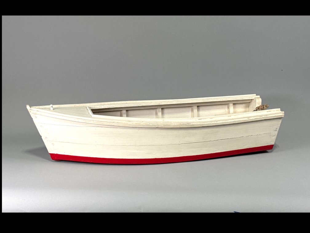 Large Custom Handcrafted Wooden Boat Model