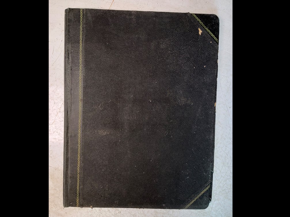 Lord Mott 1957 Accounting Ledger Book