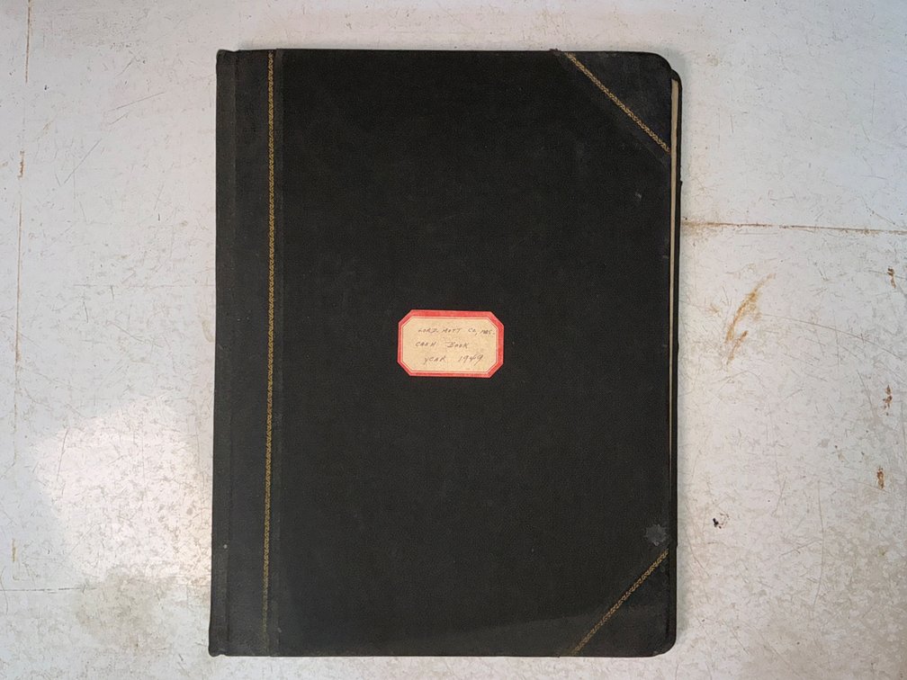 Lord-Mott Co. Guild Columnar Cash Book Ledger