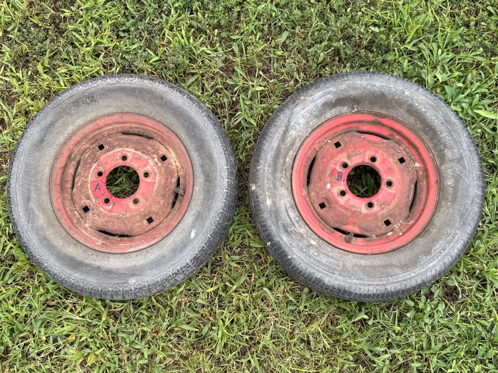 Tractor Rims with Mounted Tires