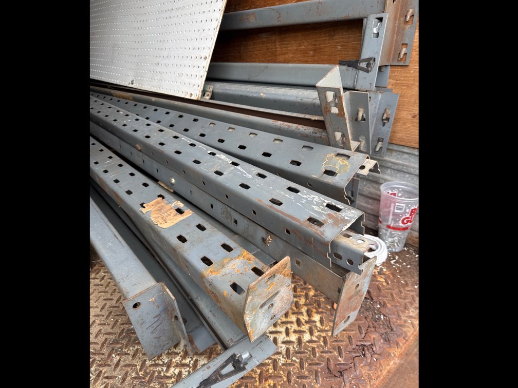 Steel Industrial Shelving Uprights and Beams