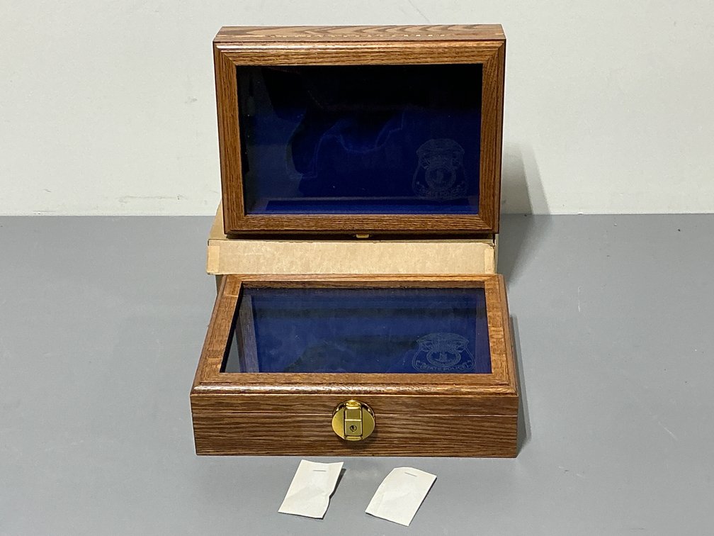 Wooden Revolver Display Cases