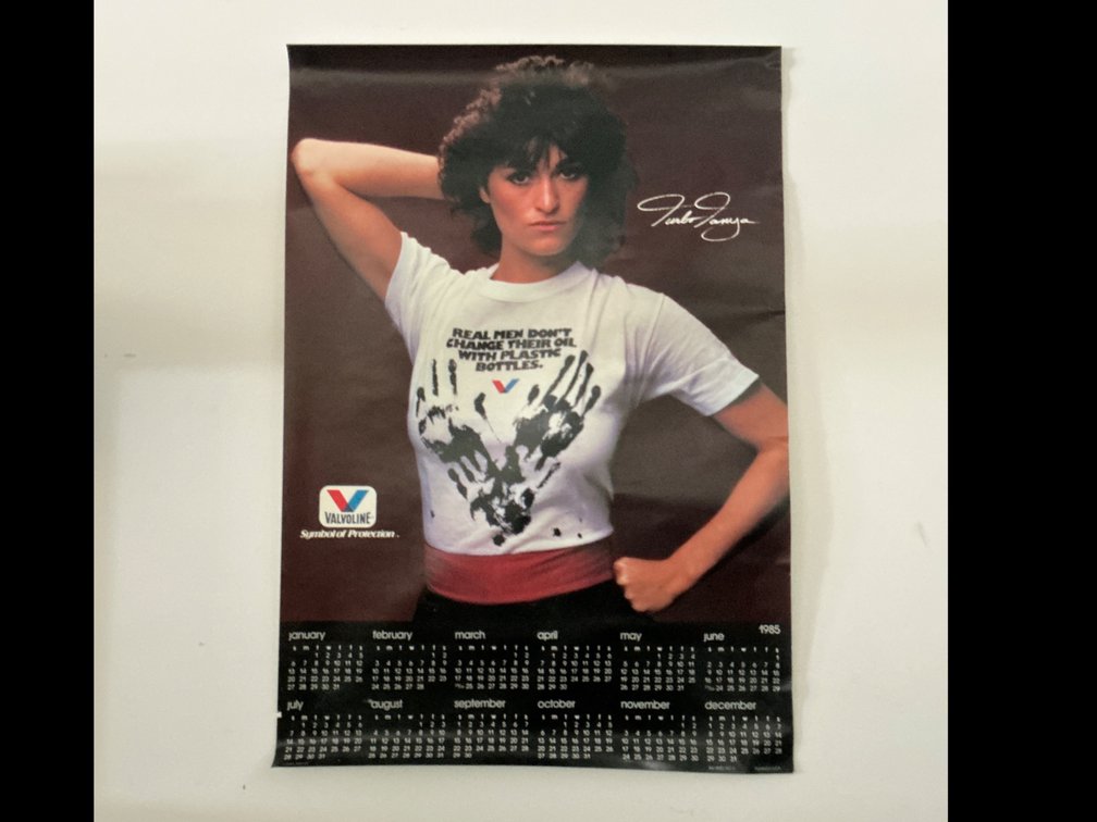 Valvoline Promotional Calendar Poster and Letter