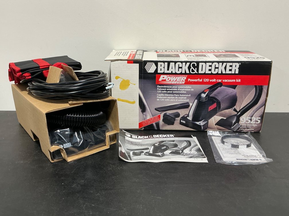 Black & Decker Automotive Power Brush Car Vacuum Kit