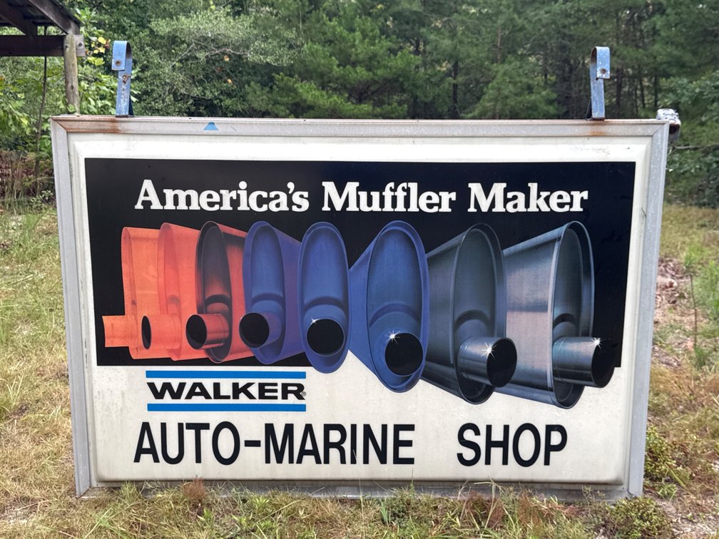 Walker Auto-Marine Shop Sign