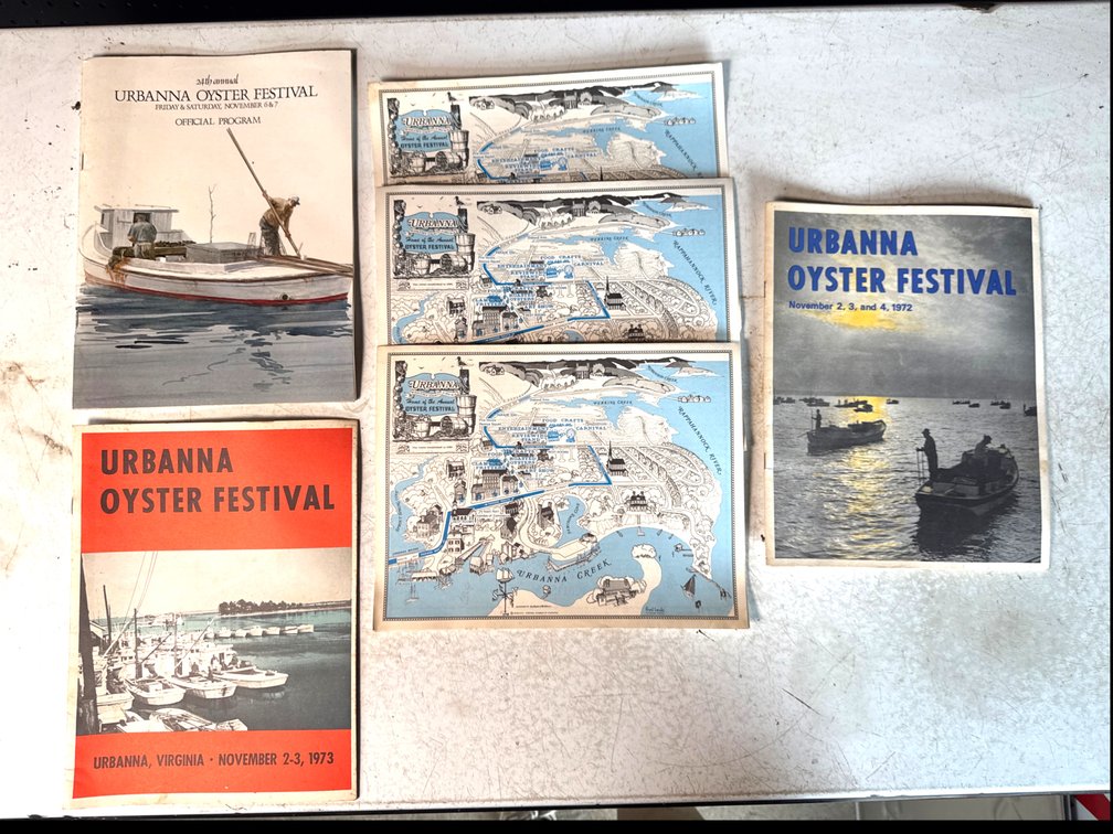 Urbanna Oyster Festival Programs and Illustrated Maps