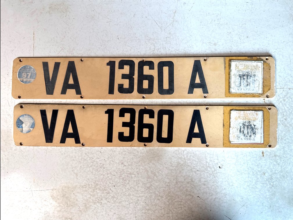 Virginia Boat Registration Plates