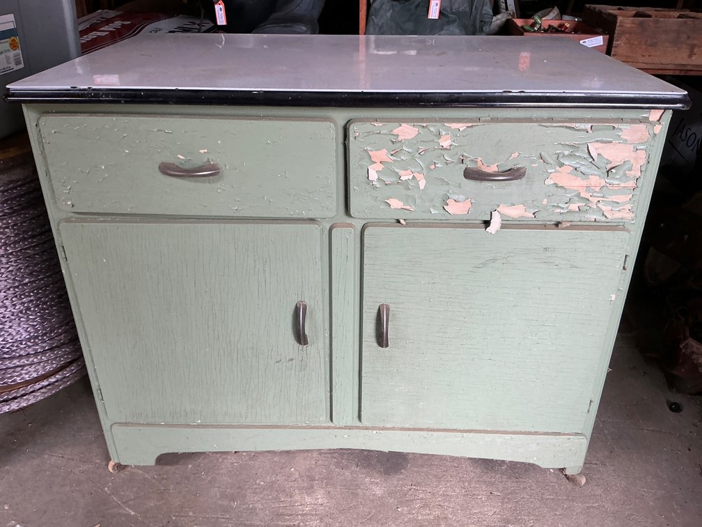 Porcelain Enamel Top Cabinet