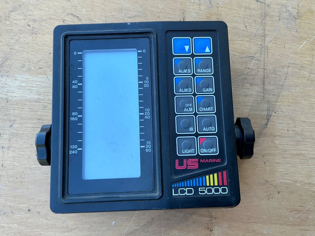 US Marine LCD 5000 Marine Depth Finder Unit