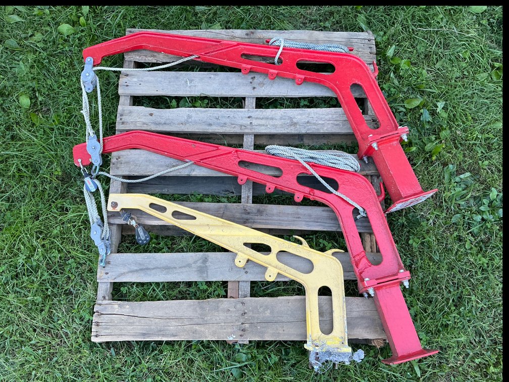 Danforth Aluminum Boat Davit Arms