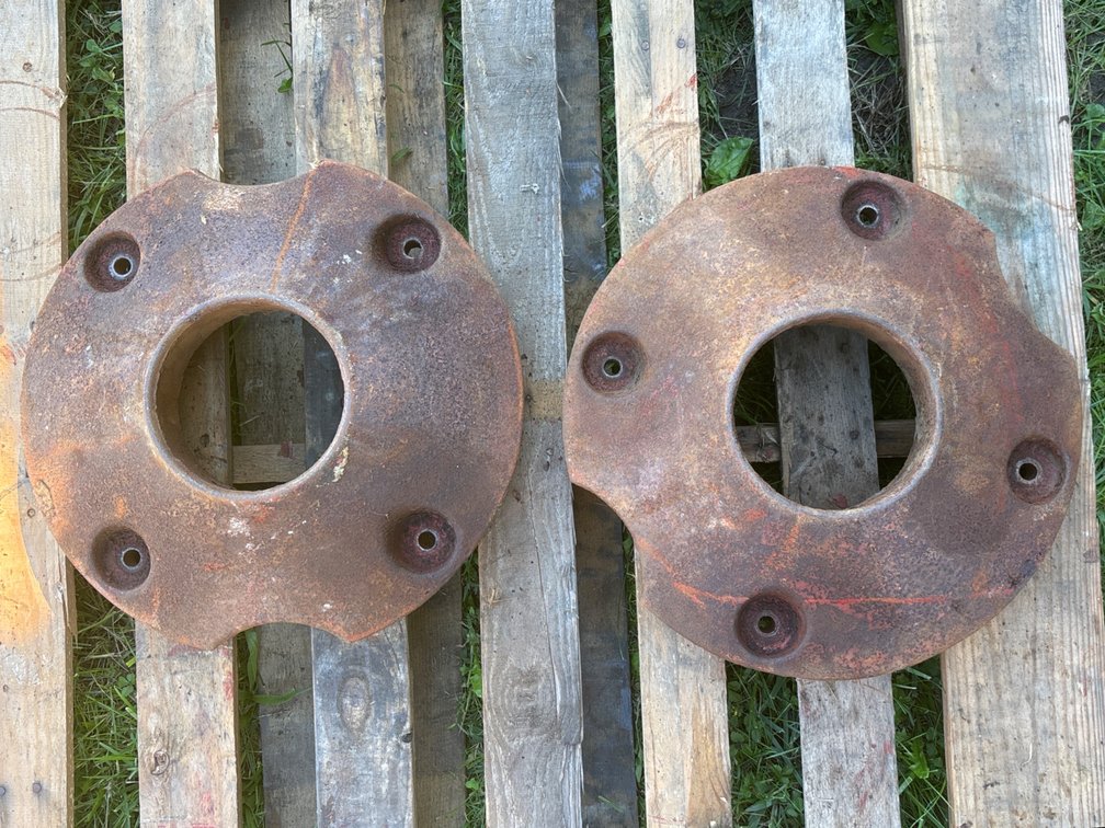 Pair of Cast Iron Wheel Weights