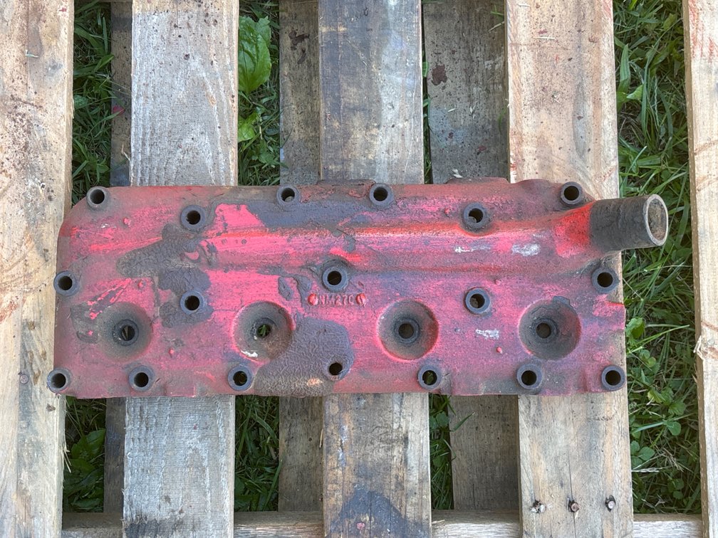 Cast Iron 4-Cylinder Flathead Engine Cylinder Head