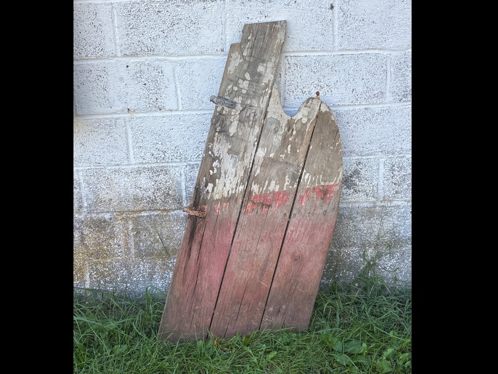 Wooden Boat Rudder