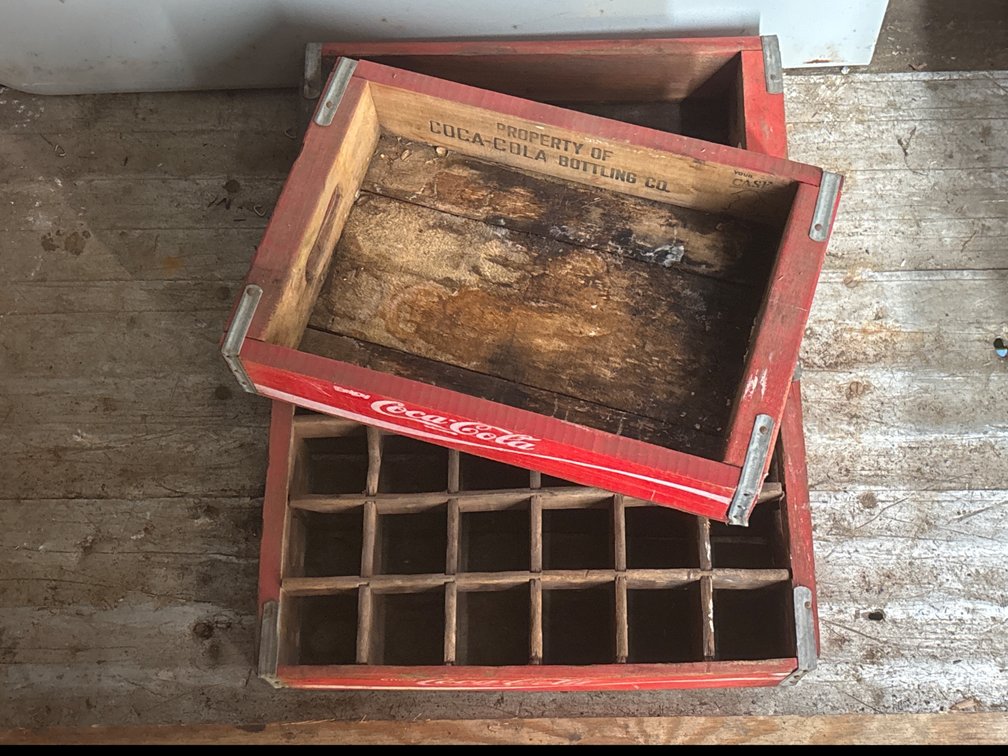 Coca-Cola Wooden Bottle Crates