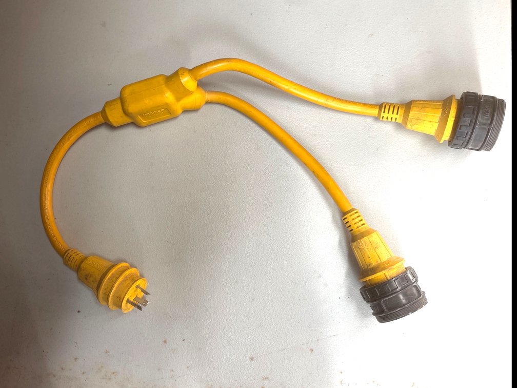 Marinco Shore Power Y-Splitter Adapter