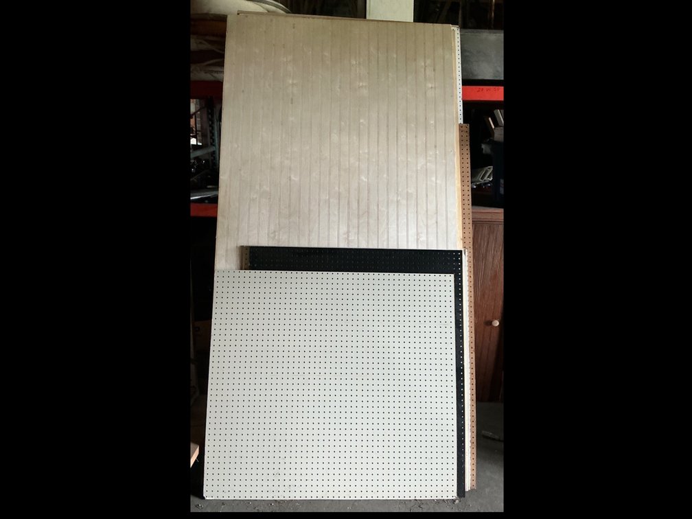 Beadboard Wall Paneling and Pegboard Sheets