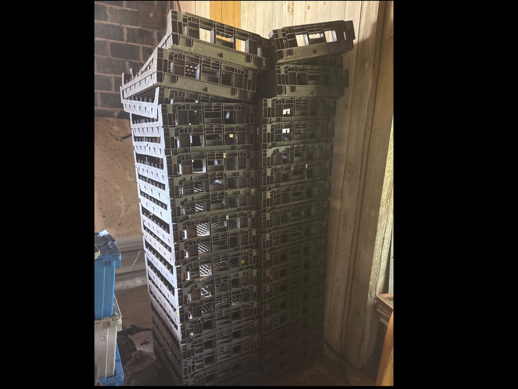 Plastic Stacking Bakery Trays