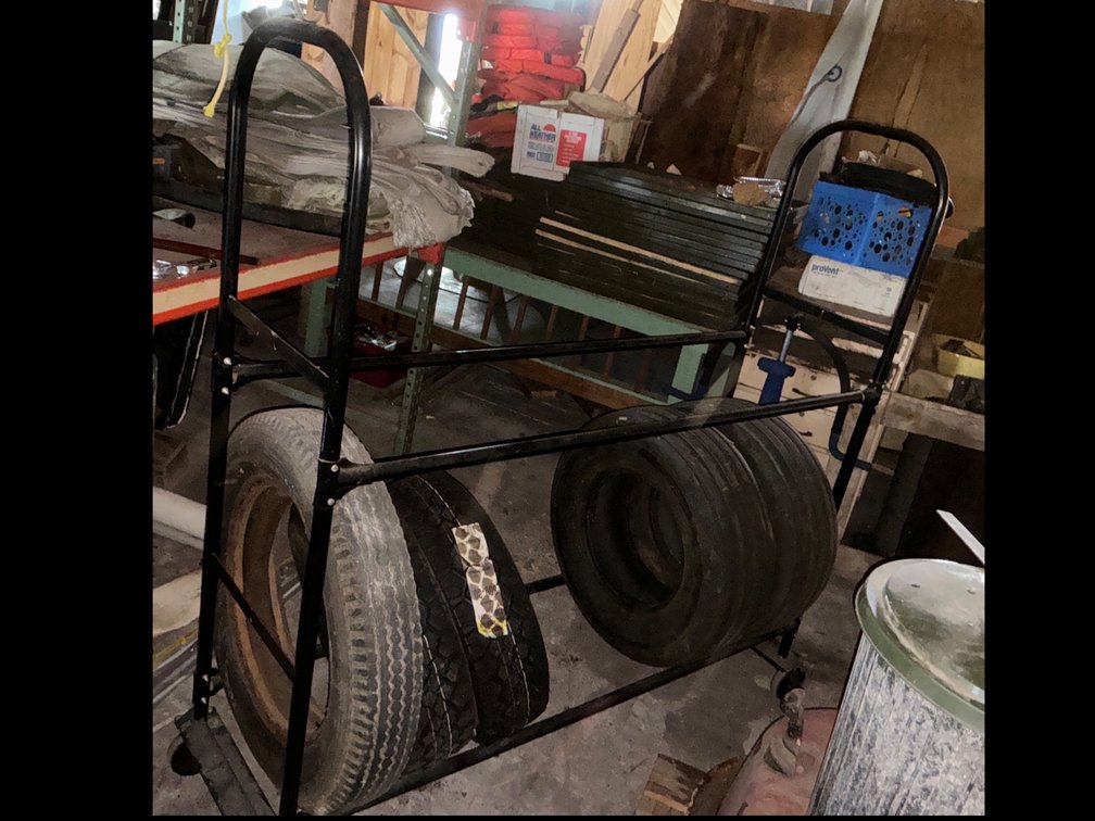 Rolling Tire Storage Rack