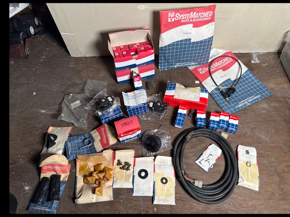 OMC SystemMatched Marine Engine Parts and Accessories Lot