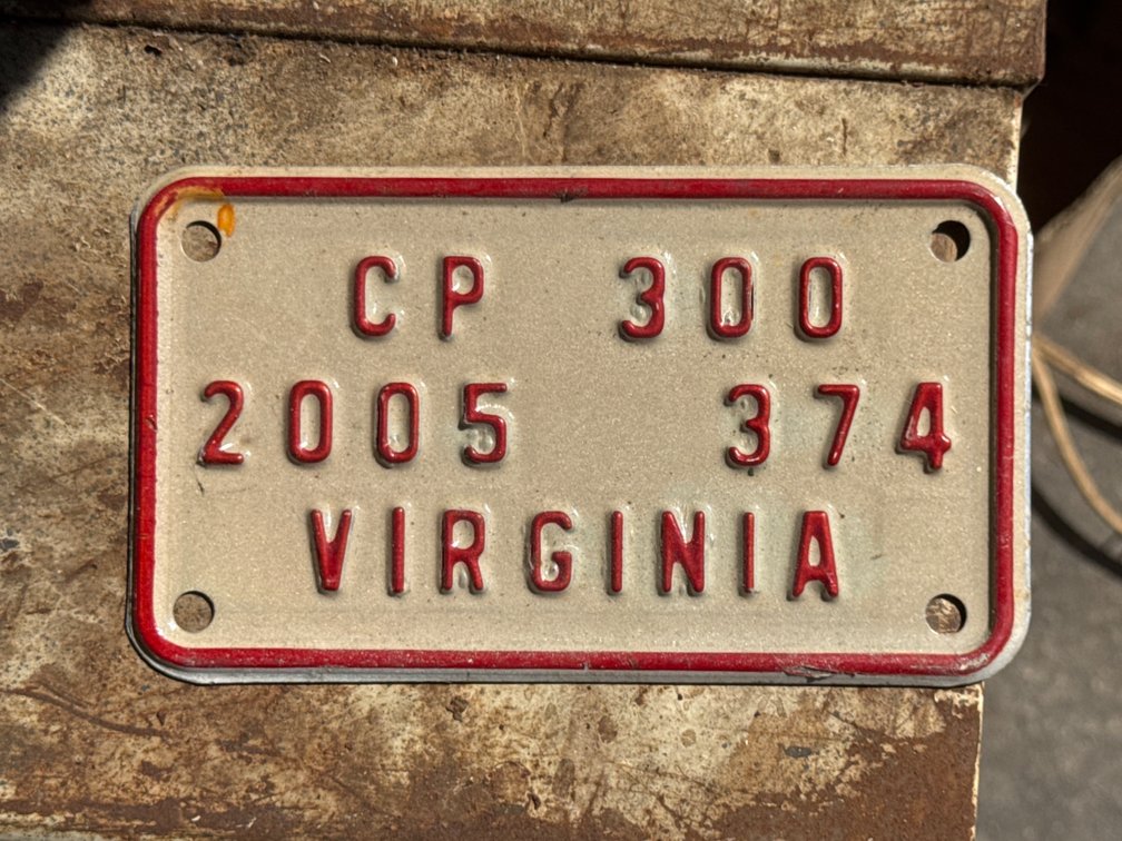 Virginia Metal Permit Plate