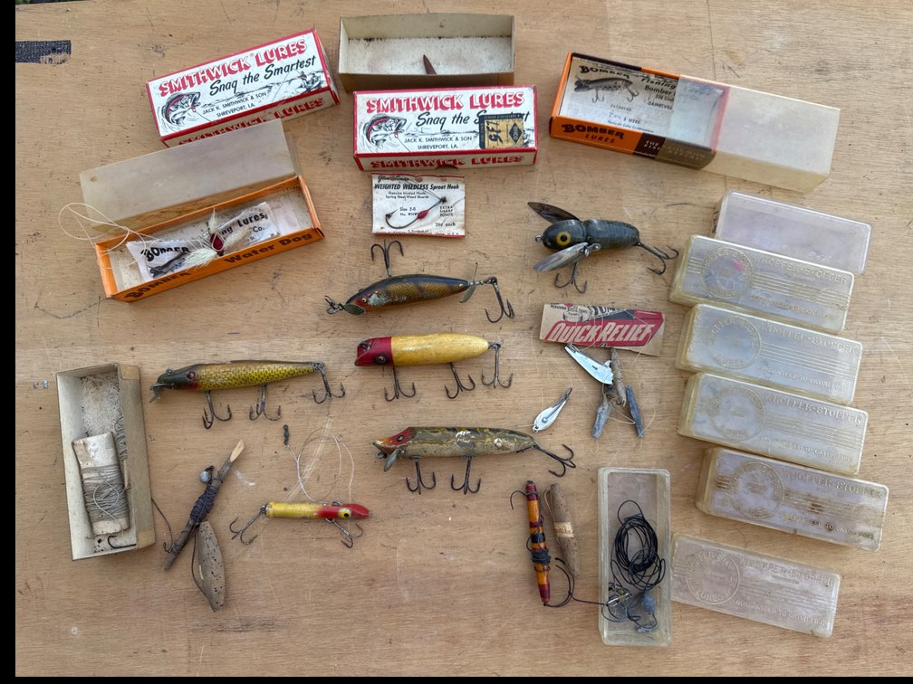 Fishing Lures and Tackle with Boxes