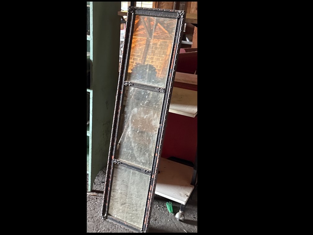 Framed Multi-Pane Wall Mirror