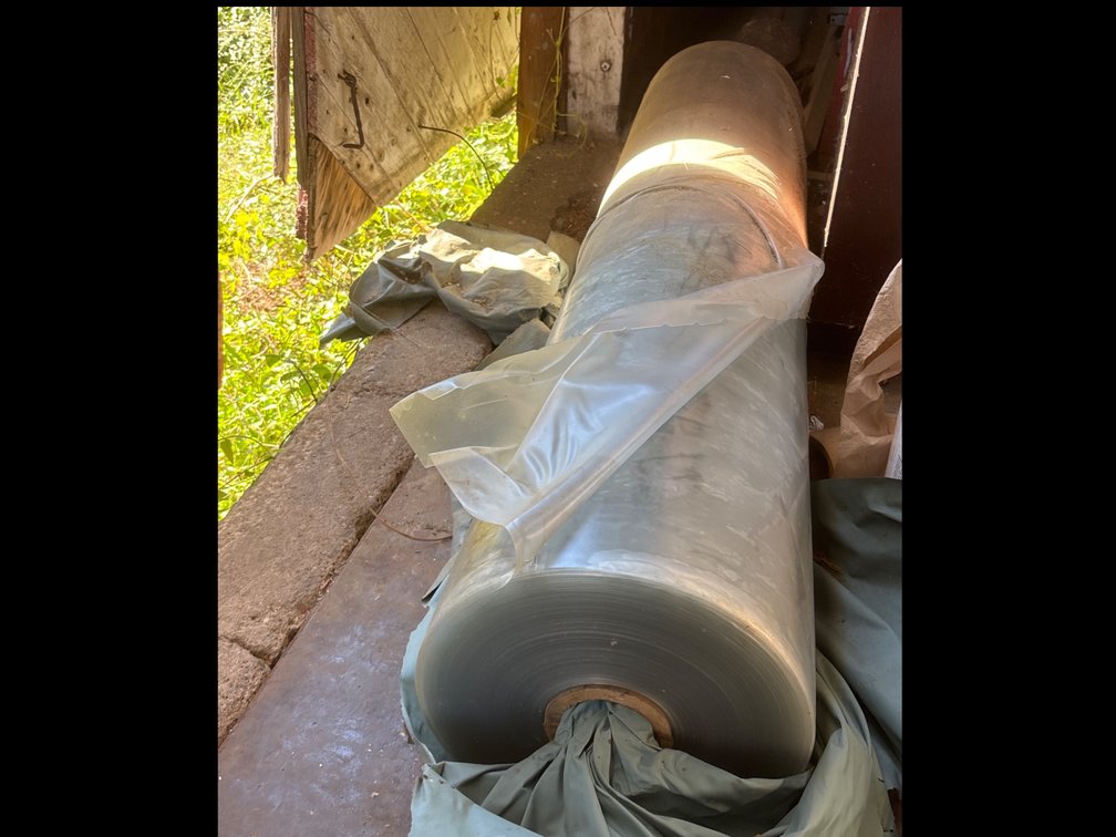 5-Foot Roll of Thick Translucent Plastic Sheeting