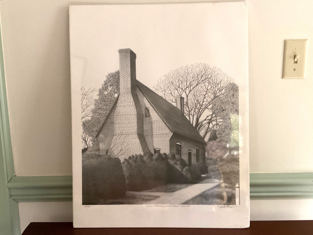 Artist Signed Williamsburg Lithograph