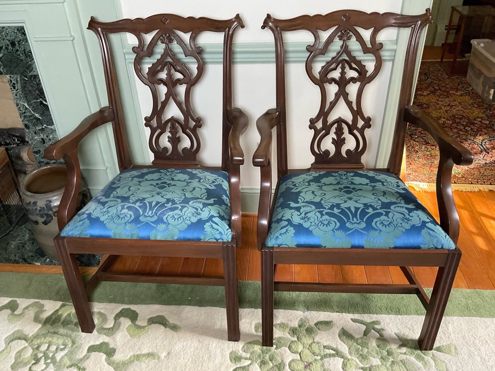 Pair, Chippendale Chairs