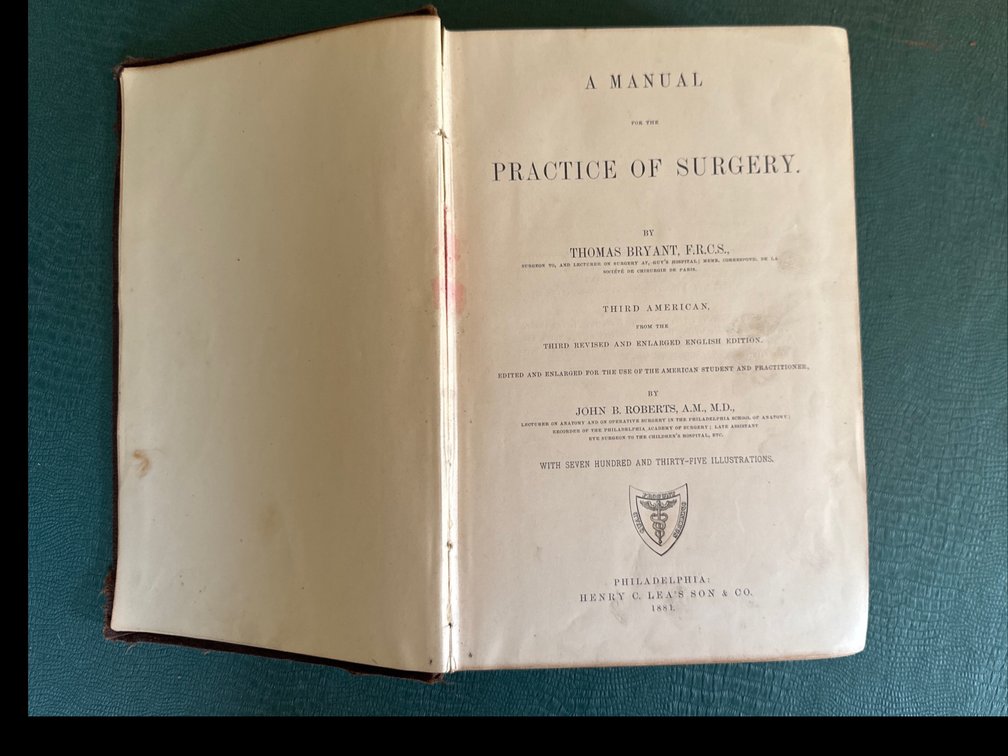 Antique Medical Book