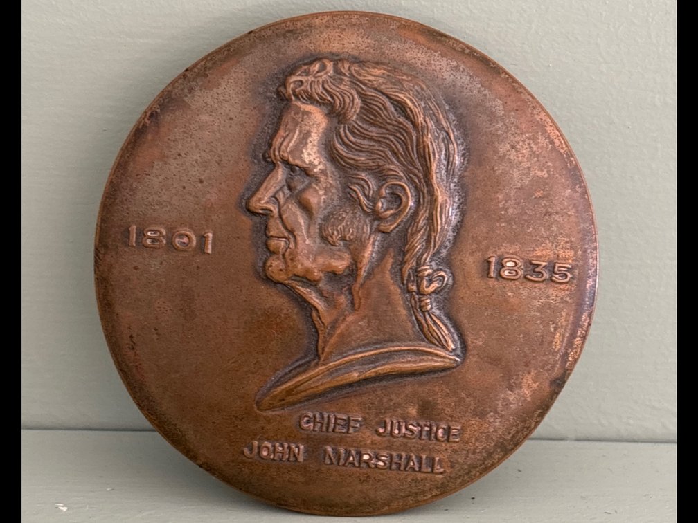 Bronze Portrait Medallion