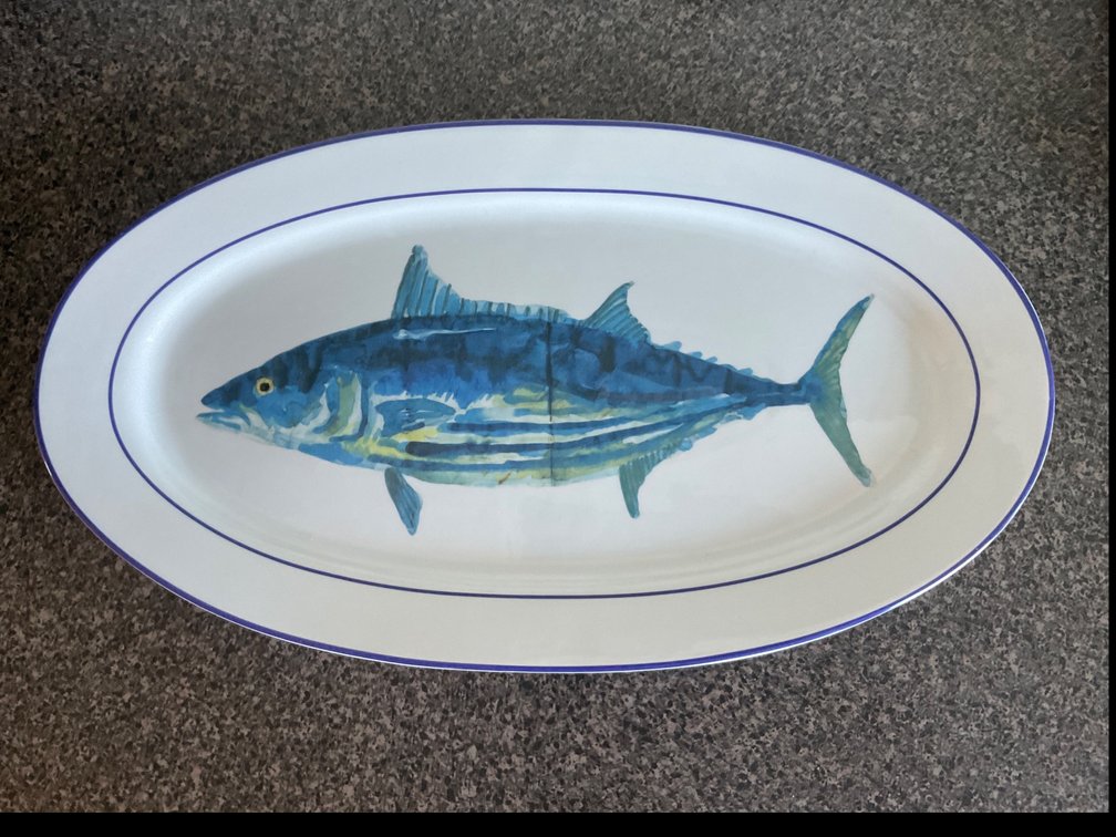 Williams Sonoma Fish Plate