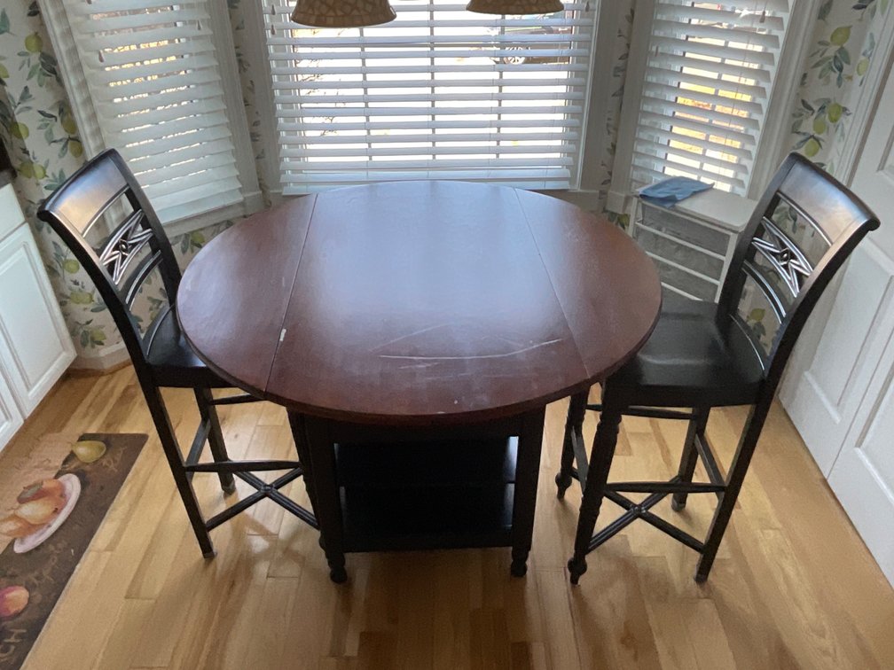 High Dining Table and Chairs