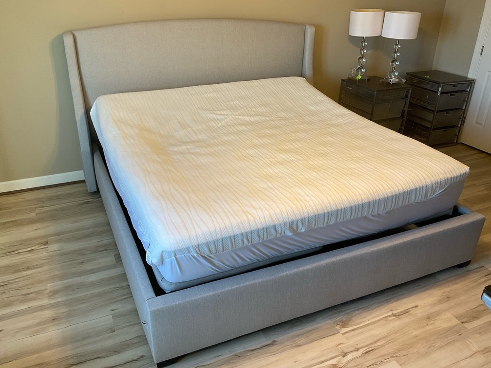 Sleep Number Adjustable Mattress with bernhardt bed